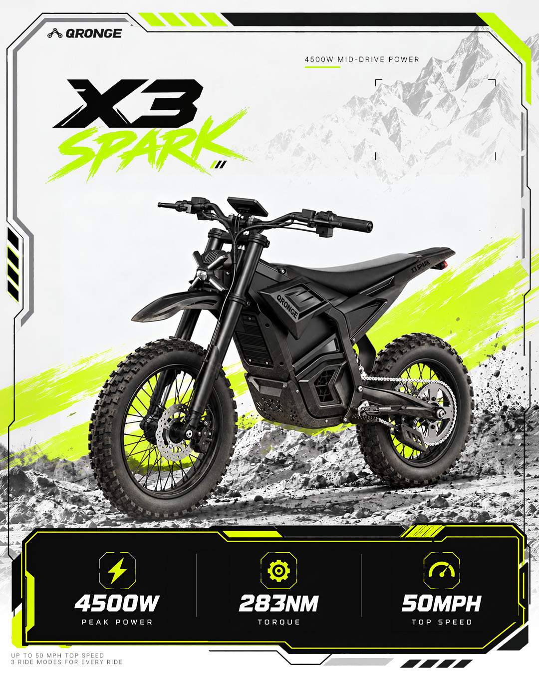 Qronge X3 产品介绍海报